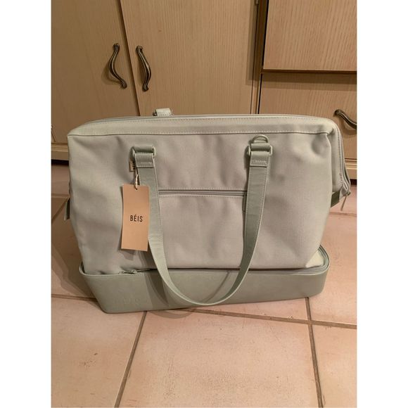 BEIS Bags Nwt Beis Weekender Bag In Matcha Green Poshmark